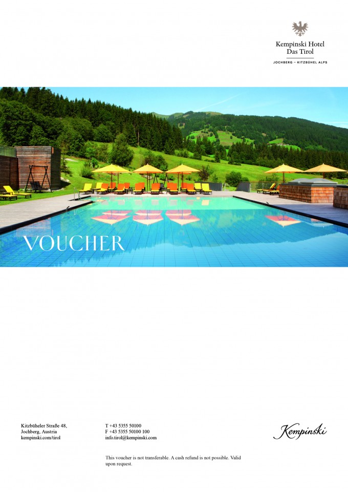 Day Ticket - Kempinski The Spa